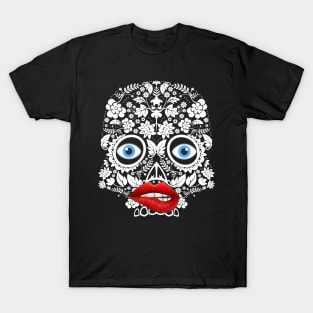 Human Skull Face T-Shirt